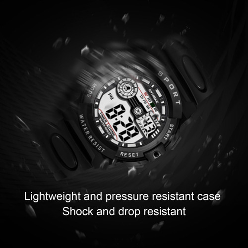 Reloj Electrónico Para Hombres Reloj Digital De Moda Wr50m