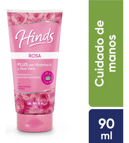  Hinds Crema Corporal Rosa  Plus Manos 90g