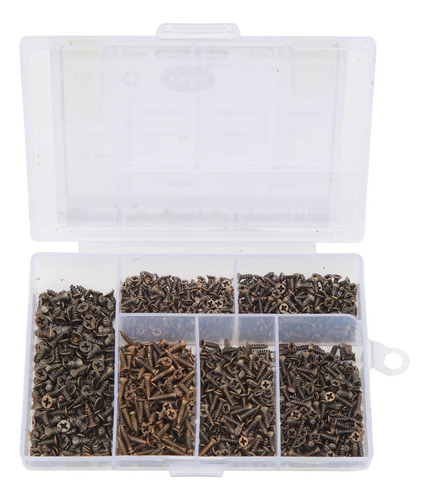 Parafuso Autorroscante 1200 Unidades M2 M2.5 Kit Escareado E