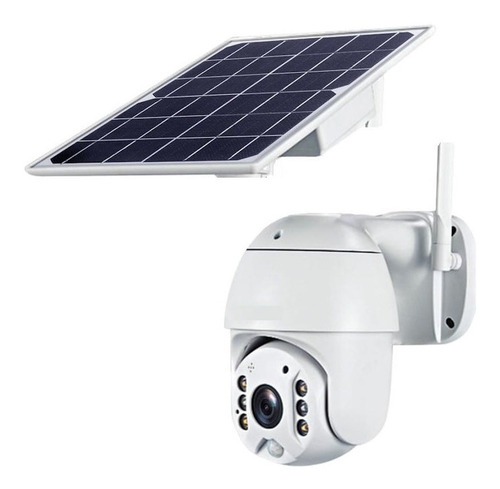 Cámara Robótica Solar Doble Antena 1080p Ptz Visión Nocturna