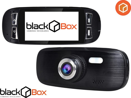 Câmera Veicular Black Box Gp3 - Até 128gb - Até 25h Em Hd