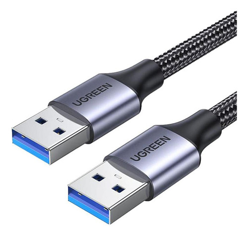 Cable Ugreen USB 3.0 tipo A macho/macho de 0,5 metros, color negro