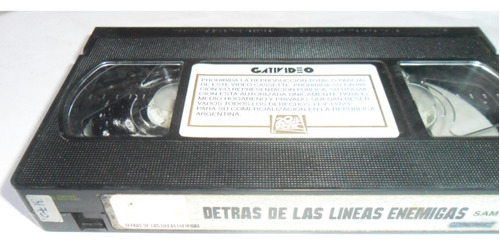 Vhs Detrás De Las Líneas Enemigas