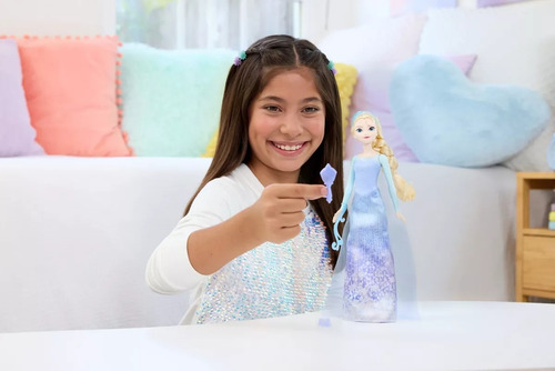 Boneca Elsa Spin And Reveal Disney Frozen