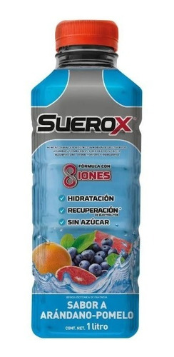 Suerox Bebida Hidratante Arándano Pomelo 1 Litro