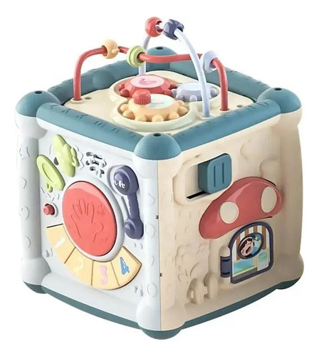 Wan Cubo Didáctico De Actividades Montessori 6 En 1 For
