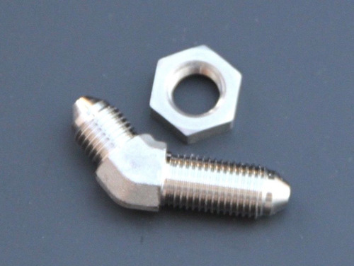 Imagen 1 de 1 de -3 Un 45 Grados Macho Mamparo Freno Manguera Accesorios Inox