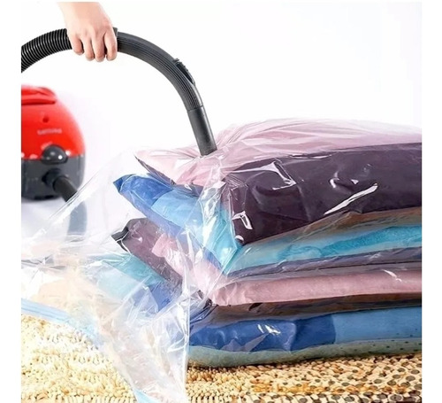 Imagen 2 de 4 de Pack Por 5 Bolsas Sellados Al Vacio Ropa Zice 50x60
