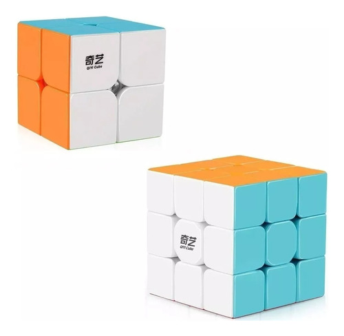 Pack 2 Cubos Tipo De Qiyi 2x2, 3x3