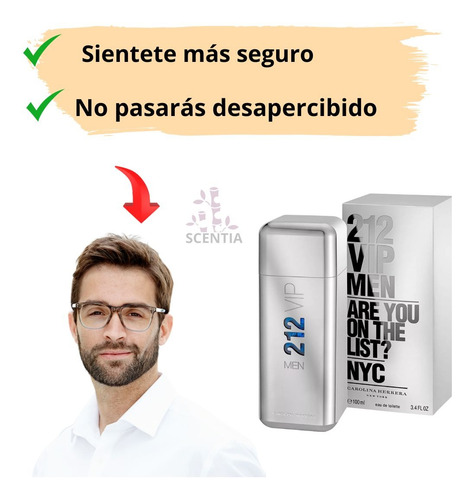 Carolina Herrera 212 Men Vip Eau De Toilette 100 Ml Para Hom