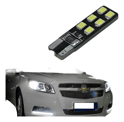 4-pc Brillante Blanca W5w 2825 Led Bombilla Para Audi Merced