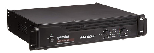 Amplificador De Potencia Profesional Para Dj Gemini Gpa-6...