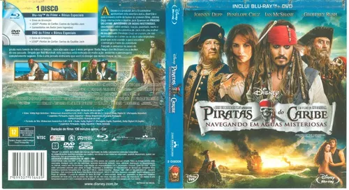 Piratas do Caribe navegando em águas misteriosas - dvd em Promoção na  Americanas