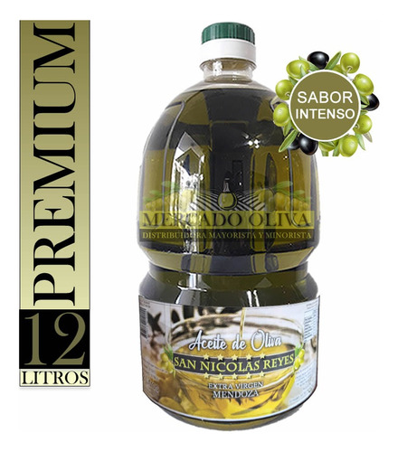 Aceite De Oliva Extra Virgen Mendoza Sabor Intenso