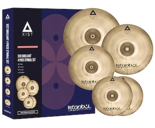 Set Istanbul Agop Ixbs4 Xist Brilliant 14-16-18-20 + Funda