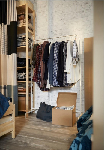 Perchero Estante Ropa Blanco Armable Excelente Calidad Rack