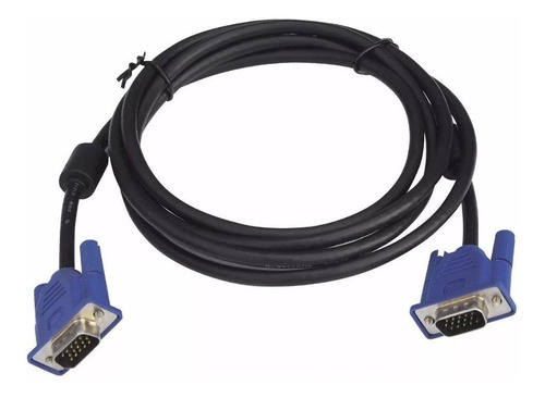 Imagen 2 de 2 de Cable De Vga A Vga Con Filtros 1,5 Metros Calidad