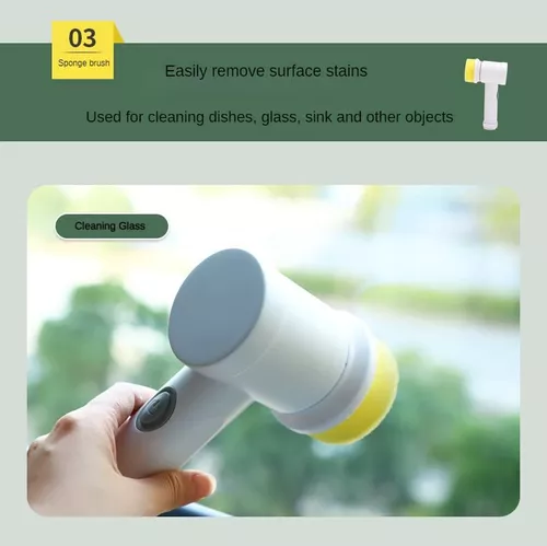 Cepillo De Limpieza Eléctrico 5 En 1 Multiuso A Usb