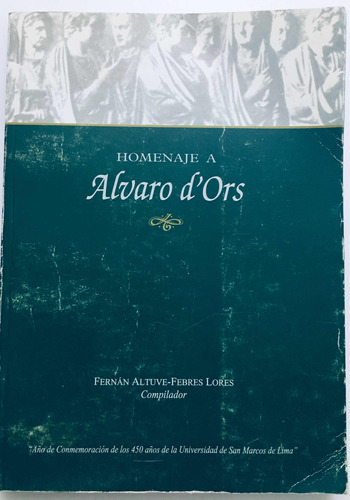 Homenaje A Álvaro Dors Fernán Altuve-febres