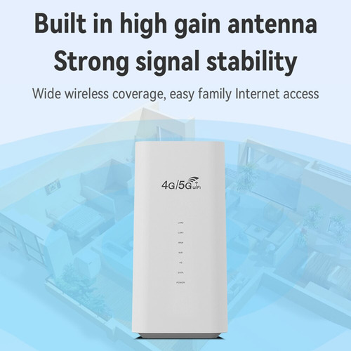 Router Wifi Cpe 4g 300mbps Módem Inalámbrico 3 Rj45 Con Sim