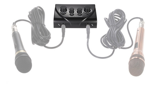 Micrófono Karaoke Estéreo Sonido Mezclador Audio Eco