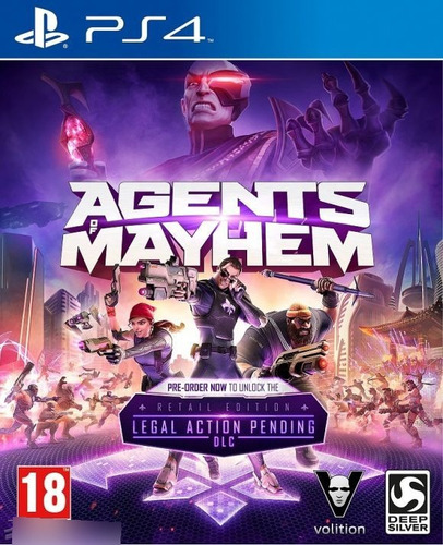 Agents Of Mayhem Ps4 / Playstation 4 Usado (Usado)