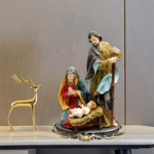 Figuras De Natividad El 14x11.5x21cm Como Se Describe