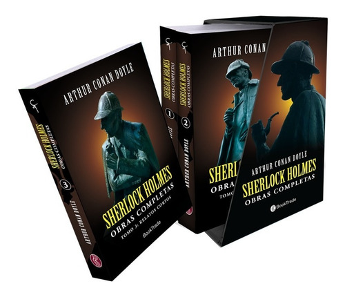 Libros Colección Sherlock Holmes x3 Arthur Conan Doyle editorial Brontes en español