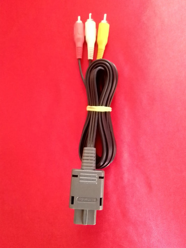 Cable Audio Y Video A/v Original Para Snes, N64 Y Ngc 