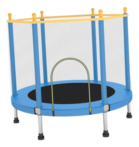 Trampolín Para Niños Al Aire Libre, Pequeño Azul