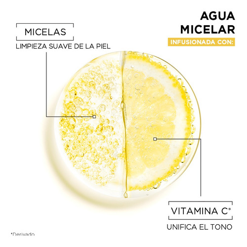 Garnier Skin Active Agua Micelar Con Vitamina C 400 Ml