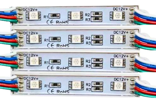 60pz Módulos Led 5050 Rgb Multicolor 12v