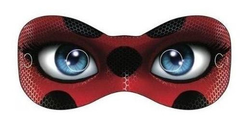 Antifaz Miraculous Ladybug Original X 6 Cotillón Activarte