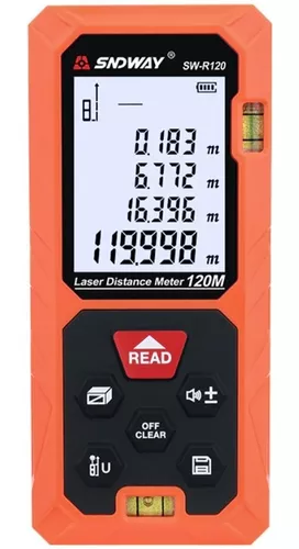SNDWAY Medidor Distancia Láser 100 metros Distanciómetro