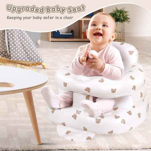 Asiento Inflable For Bebé For Bebés De 3 A 36 Meses, Silla