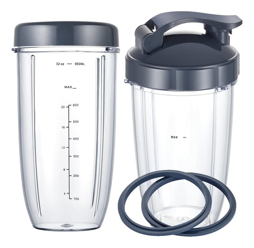 Vasos De Repuesto Para Licuadora Nutribullet, Vasos De 32 Oz