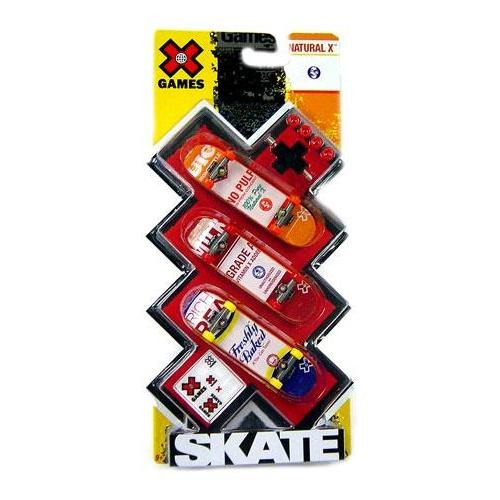 Juego X Games: Mini Patineta Etiquetas De Comestibles Pack