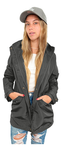 Customs Ba Trench Mujer Piloto Campera Rompevientos B