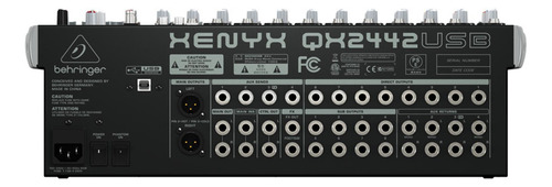 Mixer Com 24 Canais 127/220V - Qx2442usb - Behringer