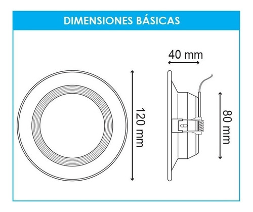 Empotrado Led Satinado 9w 3 En 1 Plafon O Bote De 8cm Color Marco Satinado, 3 En 1 (luz Fria, Neutra Y Calida)