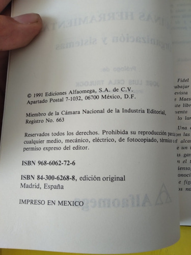 Máquinas Herramientas Organización Y Sistemas F Astudillo J (Usado)
