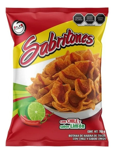2 Pza Botana Sabritones Sabritas 260 G