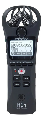 Gravador Digital De Áudio Zoom H1n Handy Recorder Black