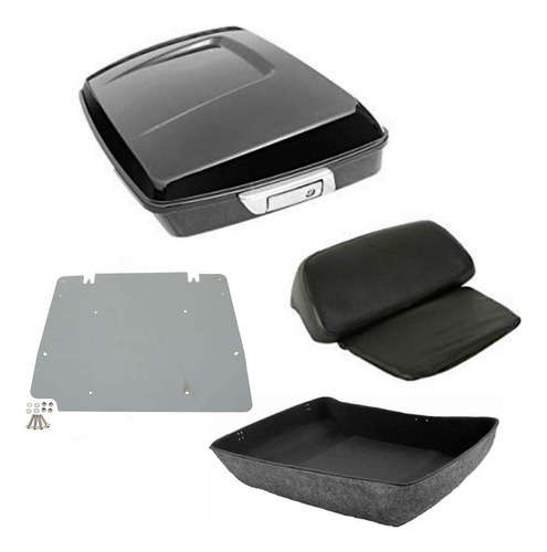 Tct-motorparts Chopped Tour Pack Respaldo Placa Base Para