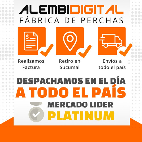 Imagen 7 de 9 de Perchas Plasticas Reforzadas X 100