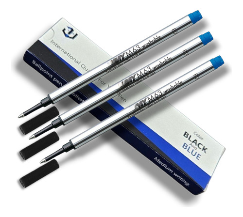 Carga Refil Caneta Rollerball Para Lamy M63 M61 M62 Azul