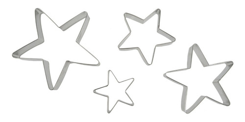 Cortadores De Estrellas Para Galleta 4 Pzas Wilton 2308-1215