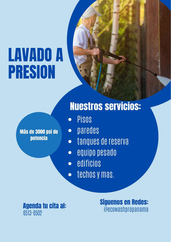 Imagen 4 de 4 de Lavado A Presión De Pisos Paredes Techos Equipo Pesado Y Más