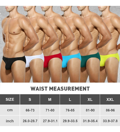 De Briefs Trusas 6 Pzs Para Hombre Sexy Tangas Arjen Kroos®