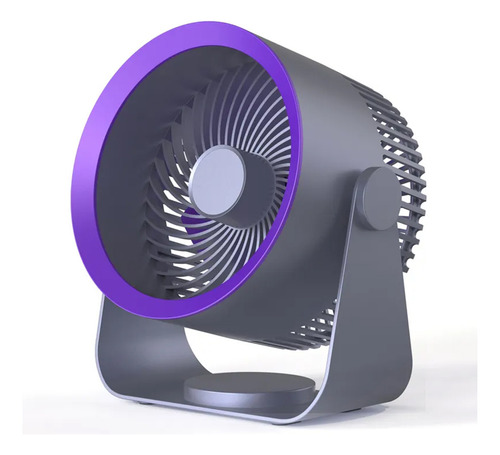 Ventilador Circulador De Aire De Mesa Recargable Portátil Co